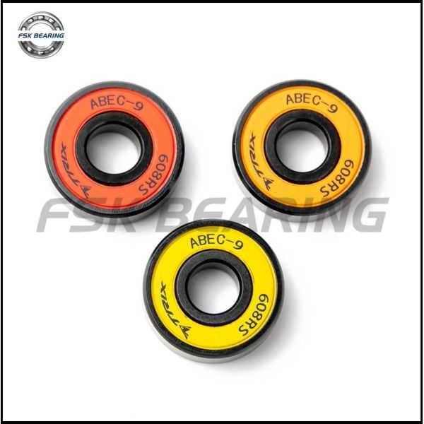 ABEC-9 Deep Groove Ball Bearings 608-2RS Skateboard Bearings