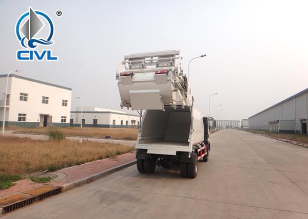 8m3 4x2 Compressed Garbage Truck Engine 200hp Dustbin Lorry Truck