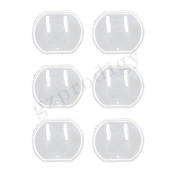 Power Gear Plastic Outlet Covers Shock Prevention Child Safe Plug Protector Easy Install Outlet Plug Covers