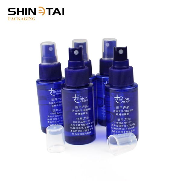 Glasses Plastic Spray Bottle Lens Cleaner 60ml