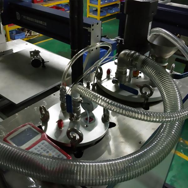 High Precision 2 Parts Epoxy Resin Automatic Glue Dispensing Robot Trustworthiness