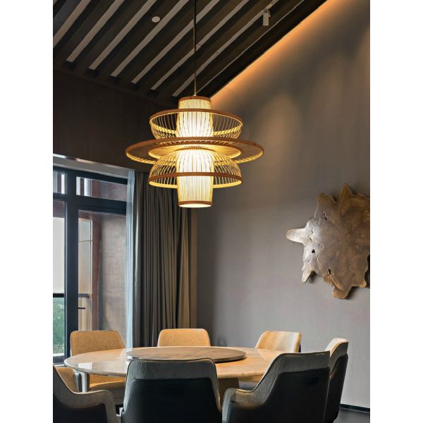 Chinese Pendant Lights for Living Room Bar Restaurant Bamboo Light(WH-WP-27)