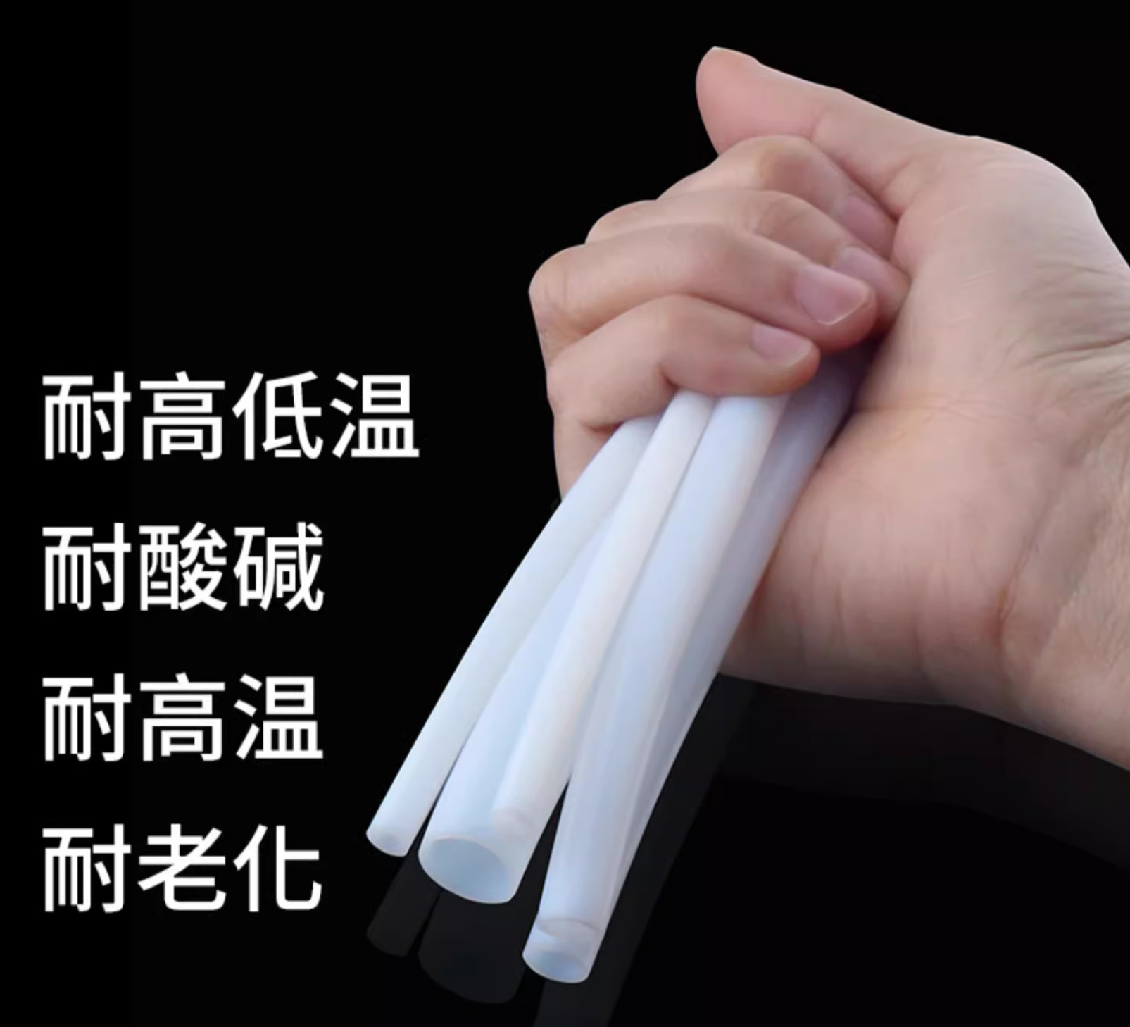 Non-Toxic White Industrial Grade PTFE Tube and PTFE Hose for Industrial Applications