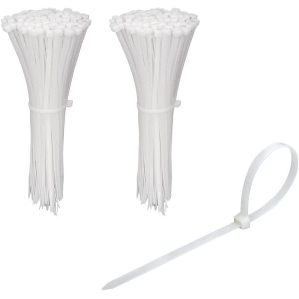 Full Sizes 4~48 Inch Fastening Self-Locking Nylon Cable Zip Ties Heat Resistant Adjustable Plastic Cable Straps