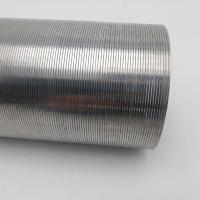 Aço inoxidável 304 304L 316 316L Johnson V Wire Water Well Screen Wedge Wire Screen Pipe