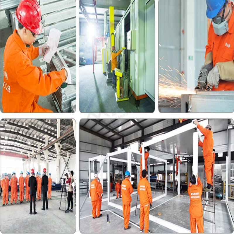 Стальная конструкция Эко открытый кофейня дизайн Хранилище Преfabрикованный контейнерный дом