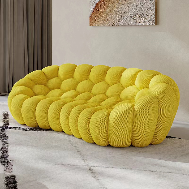 Luxury French Hotel Room Sofa Bubble Pumpkin Sofa