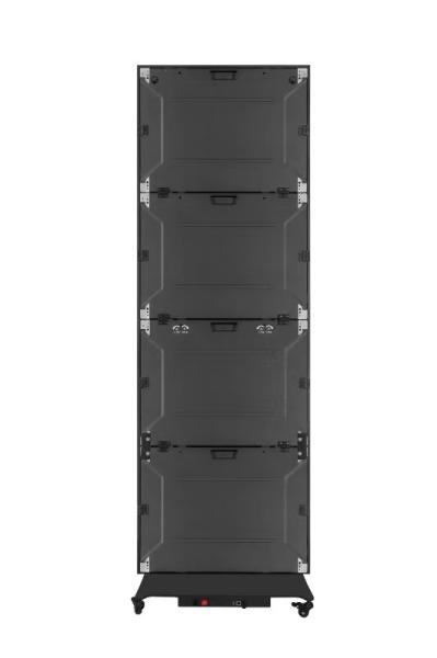 折りたたみ式LEDポスター P1.25mmピクセルピッチ 46kg キャビネットサイズ640x1920mm ショッピングセンターでのダイナミック広告用