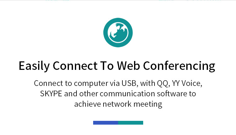 Desktop USB Microphone Free Microphone Video Conferencing Microphone SQ-M3  Audio Speaker
