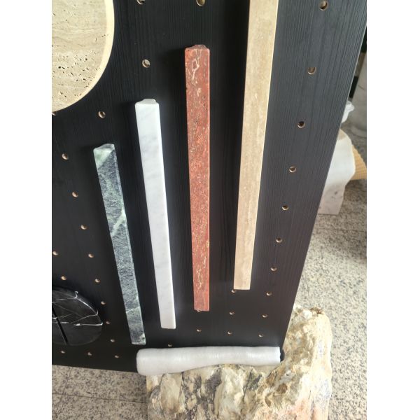 Des poignées de porte en marbre géologique uniques Des outils en pierre artisanaux Pour les meubles de luxe