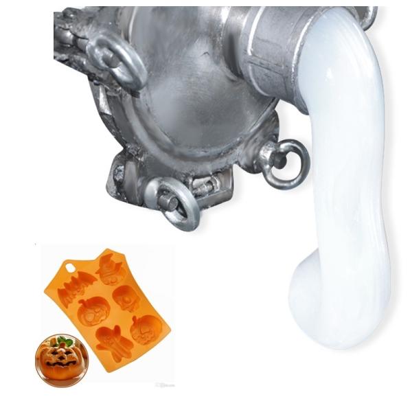 A+B LSR Liquid Silicone Rubber /  White Color Condensed Cure Liquid Silicone For Molds