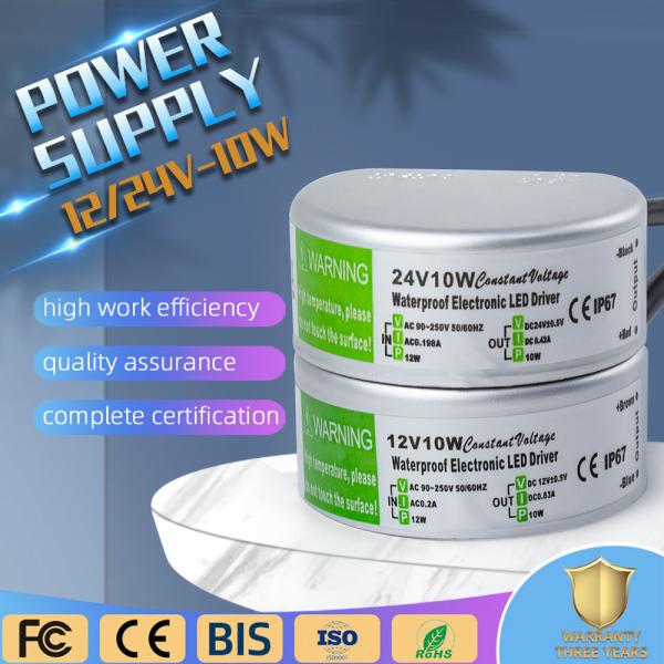 water proof smps 12V0.83A10W single output  SMPS with CE DC12V10W full watt Iron Case for LED Lighting Factory Outlet