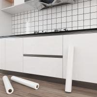 Interior Kitchen Wallpaper Sticker White PVC Wall Stickers For Kitchen