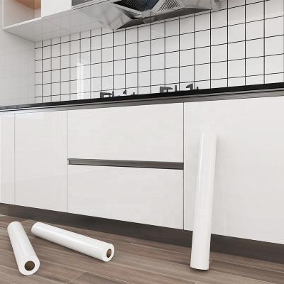 Interior Kitchen Wallpaper Sticker White PVC Wall Stickers For Kitchen
