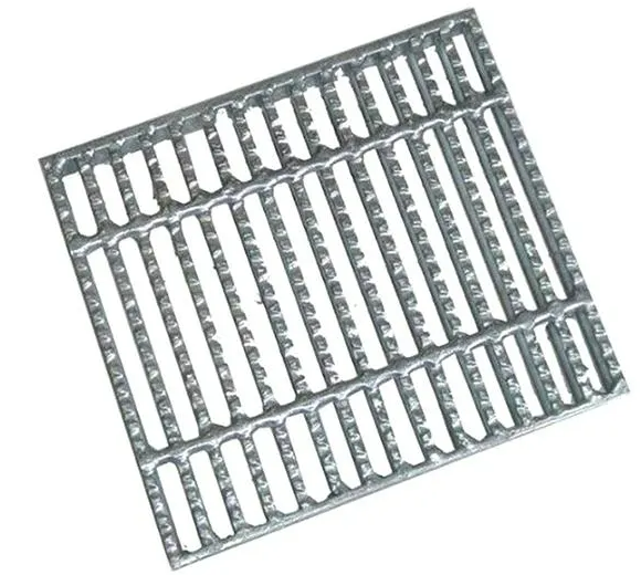 Heavy Duty Galvanized Steel Welded Serrated Anti-slip Trench Cover Floor Bar Grating