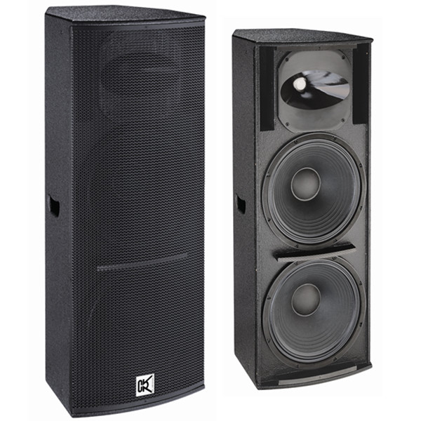 Dual 15 Cabinet Audio System Loudspeaker For Live Sound Bands