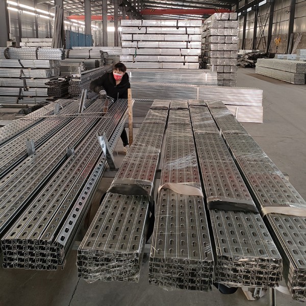 Customized Slotted C Channel Steel Cold Rolled Metal Slotted Channel