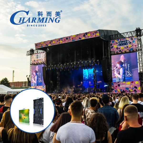 High grey level led outdoor screen richer colors for commercial diaplay and concert