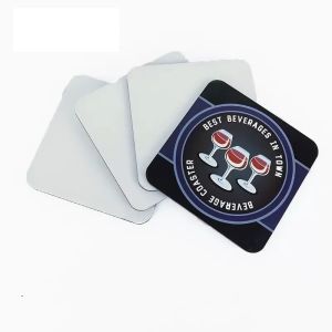 Hardwood MDF Sublimation Coasters Blanks Heat Transfer Printing 9cm 9.5cm 10cm Size
