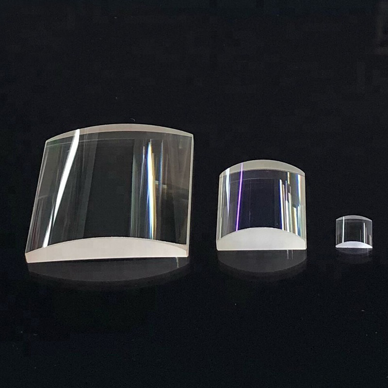 China Manufacturing Customized Plano Concave Square Cylindrical Lens 5mm*5mm