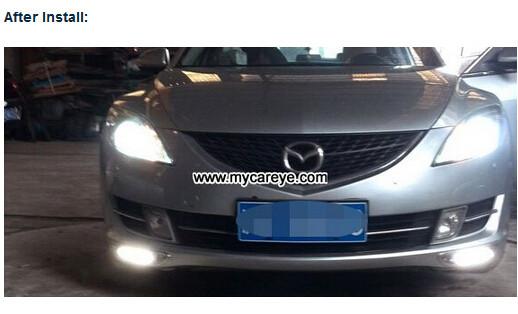 MAZDA 6 Mazda Atenza DRL LED Daytime driving Lights car front daylight