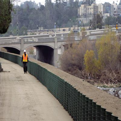 O GV soldou a barreira defensiva militar 6mm da caixa de Gabion