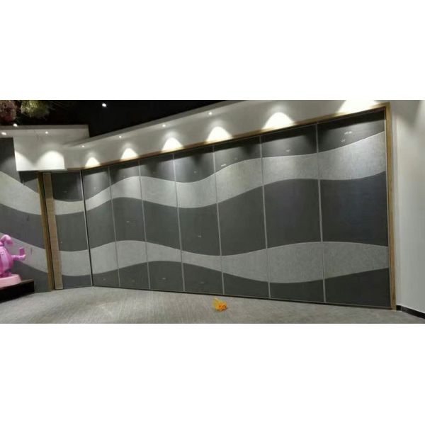 Melamine Board Decorative Acoustic Folding Doors / Noise Cancelling Room Dividers