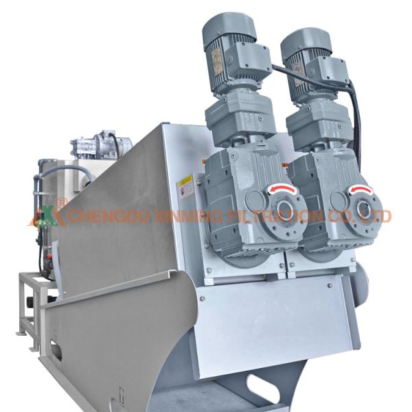 Quick Open System Automated Filter Press Non Clogging Sludge Treatment Equipment