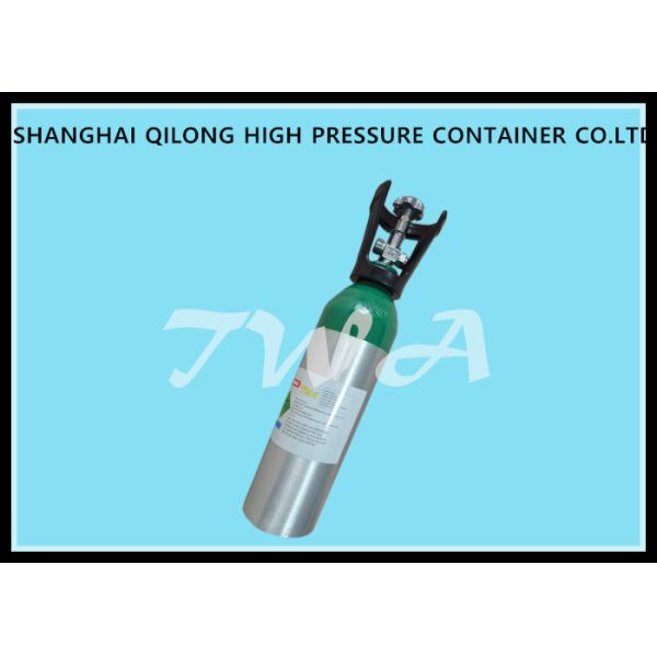 3.6kg Aluminum  3.2L Small Oxygen Bottle Seamless For Medical  Use