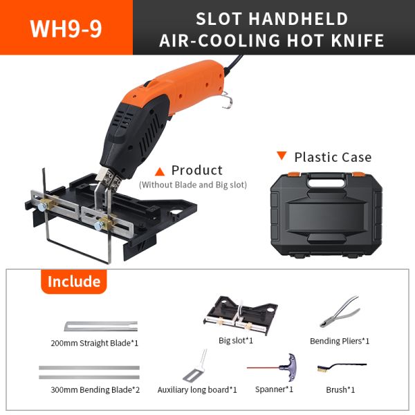 Slotted Air Cooling 200W Cordless Hot Knife Foam Cutter