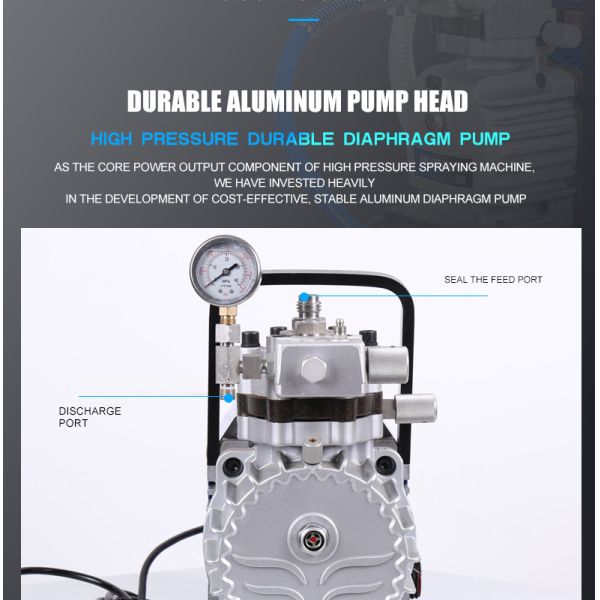 portable Airless Handheld Electric Paint Sprayer For Home Use High Pressure 22Mpa