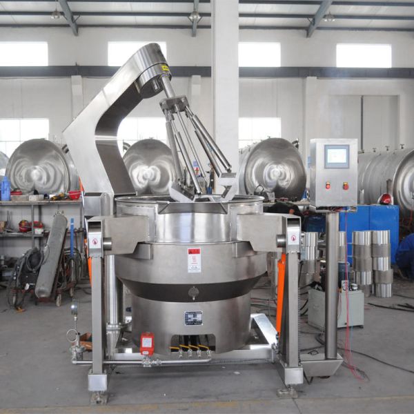 Automatic Tilting Jacketed Kettle Multi-Function Cooking Equipment for Industrial Us