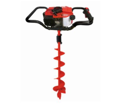 52CC Gas Post Hole Digger Gasoline Powered 1800W 1000mm Drill Bit