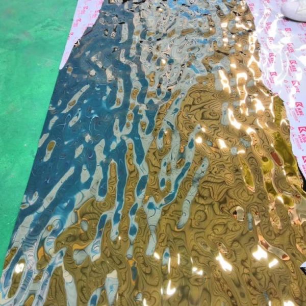 Wall Pannel Application 201 304 316L 430 Stainless Steel Water Ripple Pattern Sheets
