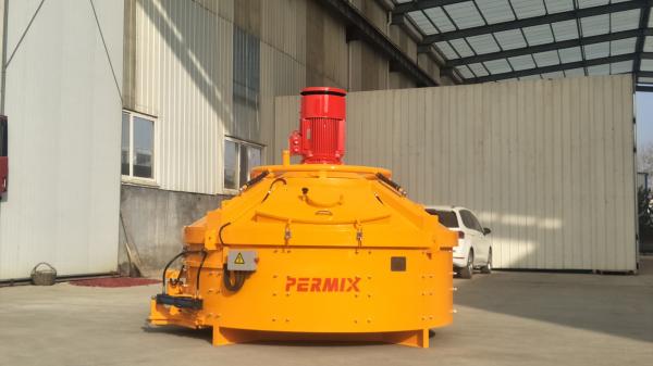 Replacement Mixing Blades Industrial Concrete Mixer 30kw Flexible Layout Short Mixing PMC750