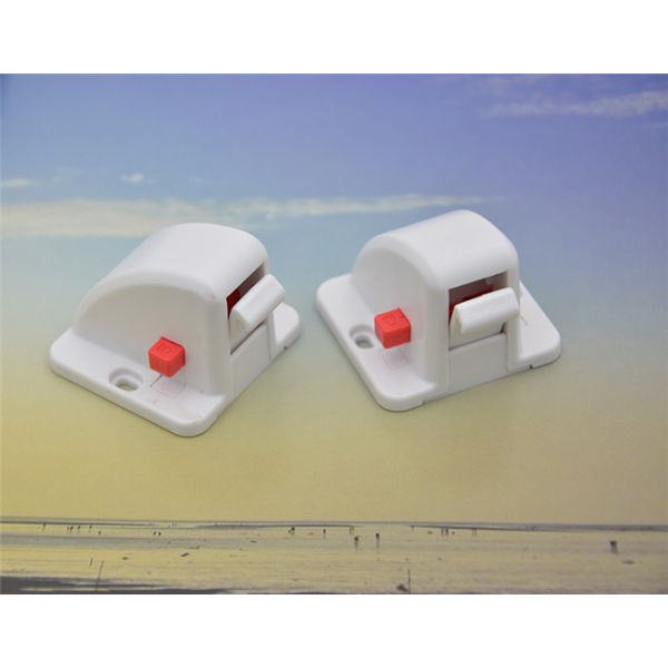 White Color Child Safety Cabinet Locks Prevent Babies From Eating Dangerous Medicine