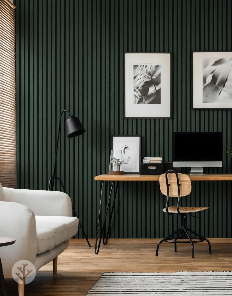 Natural Melamine Board MDF Acoustic Ceiling Panel for Studio