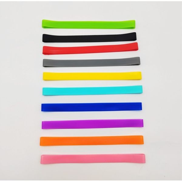 Elastic and Colorful Silicone Wrapping Bands Perfect for Various Applications