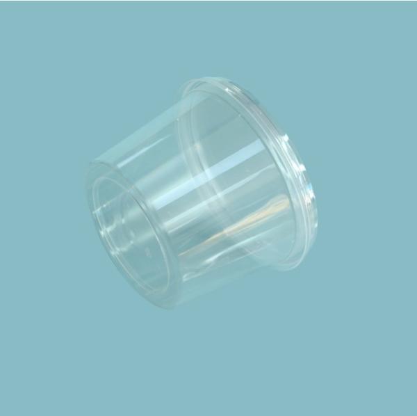 130g PP Clear Cup Single Wall Injection Molding with Lid Eco-friendly and Recyclable
