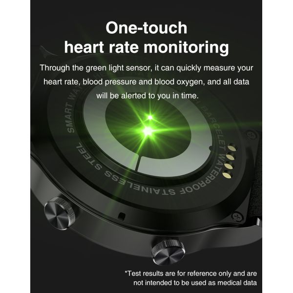 CST816S 1.28inch Full Touch Smartwatch 300mah Battery Smart Health Bracelet