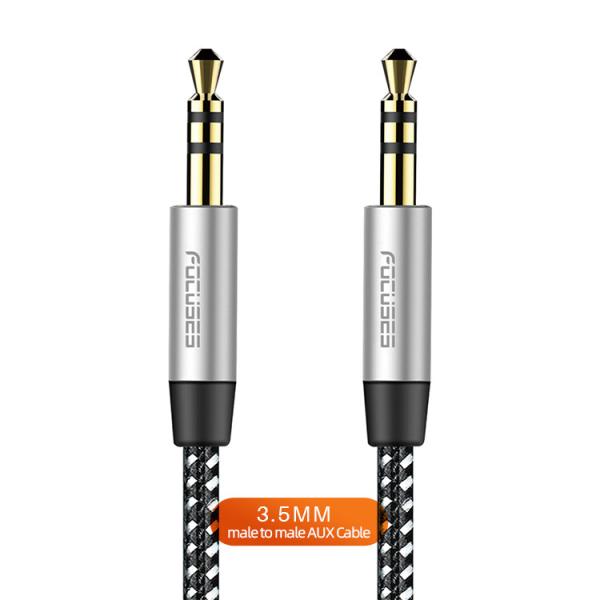 Focuses 3.5MM Stereo Aux Cable Male To Male Stereo Audio Cable