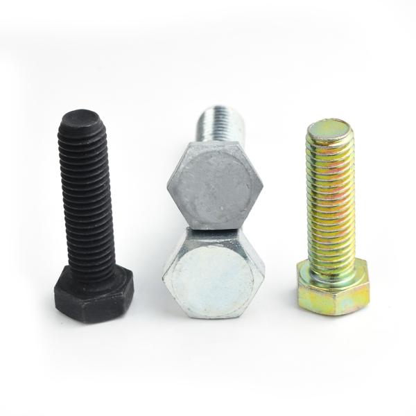 DIN 933/934 Carbon Steel Bolts M8–M24  Grade 8.8/10.9 Nuts Set