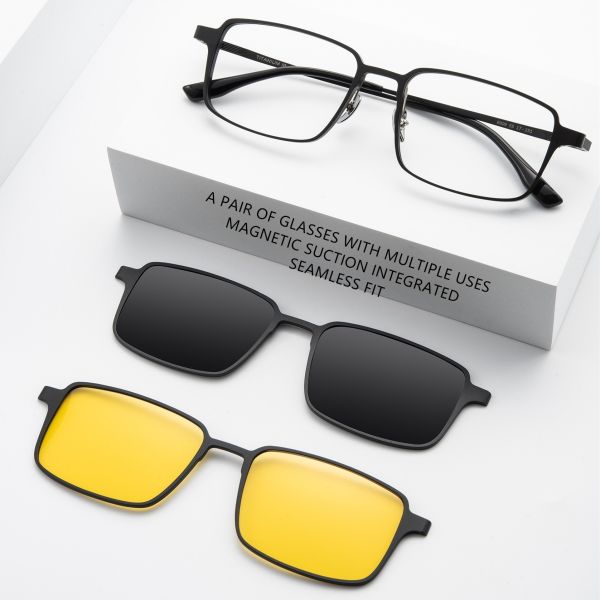 Вождение Поляризованное ночное зрение Магнитный зажим на очках ZTO 9909