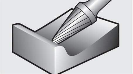 SL-4M Stainless Cutting Burr Bits Efficient Corrosion Resistant Material Solution