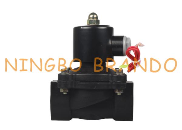 O diafragma operou a válvula de solenoide plástica do ABS para a água 1 C.A. da C.C. 110V 220V de 12V 24V