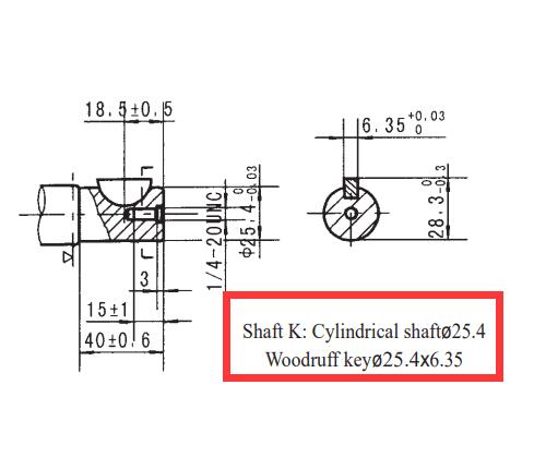 Rolamento de agulha hidráulico do eixo da flange 50 Ml/R 25.4mm do parafuso do motor 11131995 Omp40 N 4