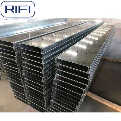 Sistema de bandeja de cabos de chapas de aço galvanizado