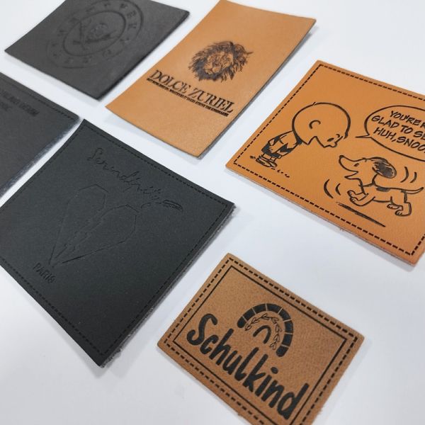 Garment Accessories Denim Bag Patches Designer Hand Made Washable Real Genuine Leather Labels