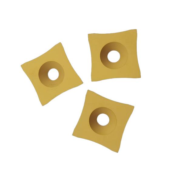 CVD Coating Lathe Cutting Cemented Carbide Inserts Golden Gray