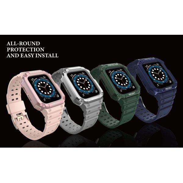 Iron-Grid Series: High-Performance FKM Fluorine Rubber Strap